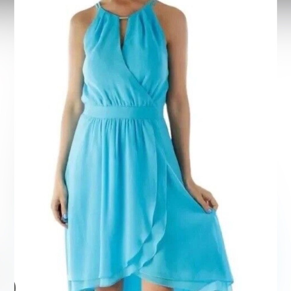 White House, black market foot and flare dress size 10